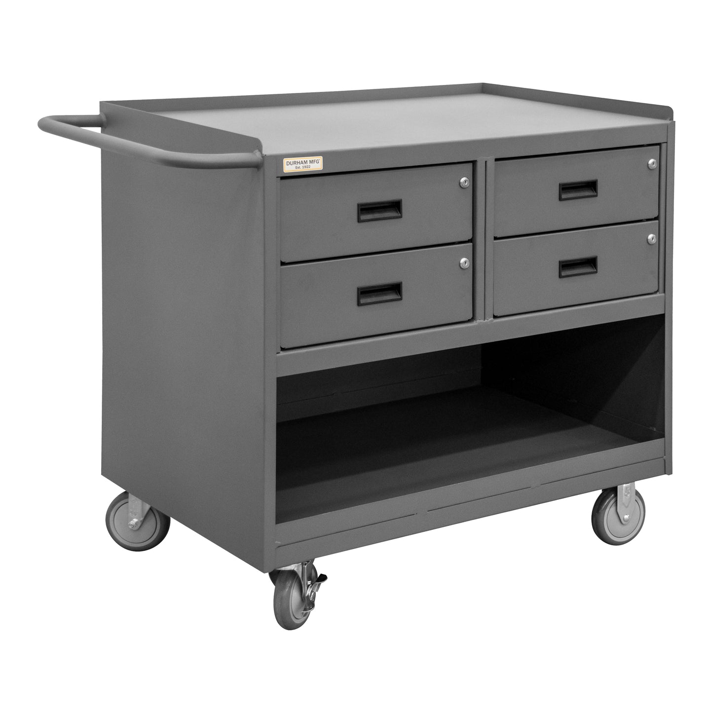 3120-95 Mobile Bench Cabinet, 4 Drawers, No Doors