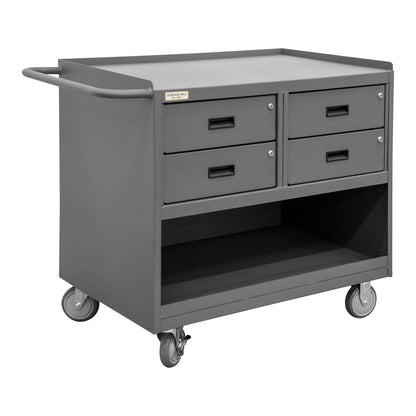 3120-95 Mobile Bench Cabinet, 4 Drawers, No Doors