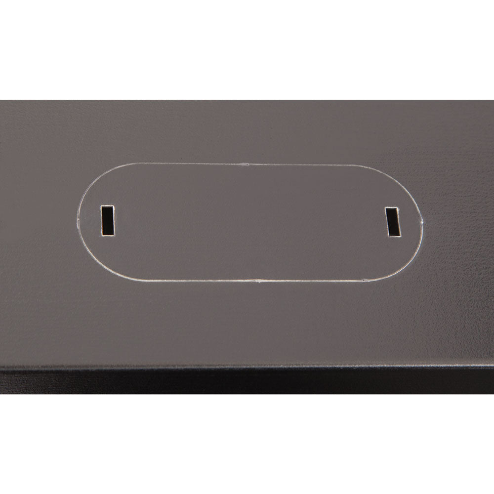 3130-3-001-06 6U LINIER Swing-Out Wall Mount Cabinet - Glass Door