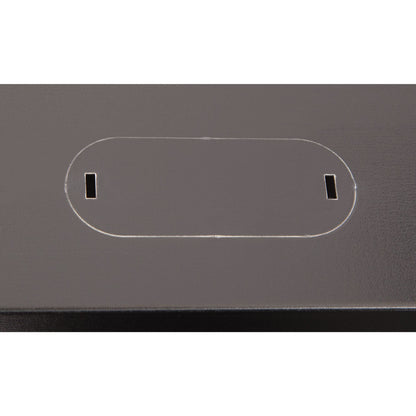 3130-3-001-06 6U LINIER Swing-Out Wall Mount Cabinet - Glass Door