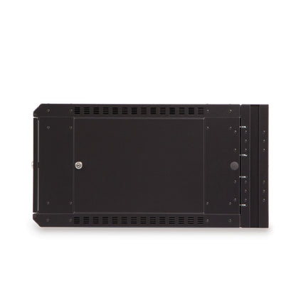 3130-3-001-06 6U LINIER Swing-Out Wall Mount Cabinet - Glass Door