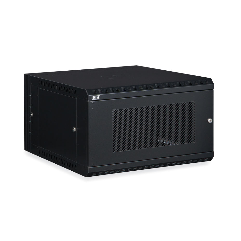 3132-3-001-06 6U LINIER Swing-Out Wall Mount Cabinet - Vented Door