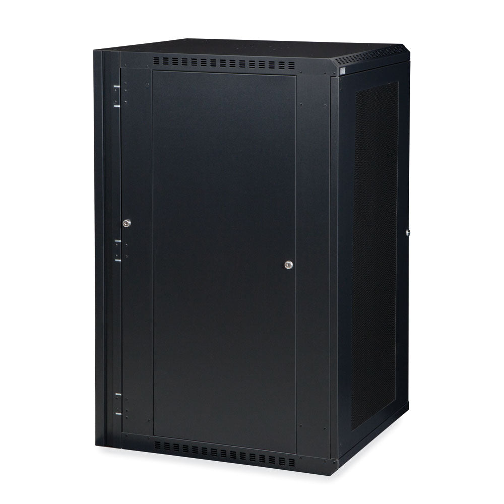 3132-3-001-22 22U LINIER Swing-Out Wall Mount Cabinet - Vented Door