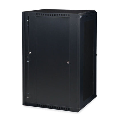 3132-3-001-22 22U LINIER Swing-Out Wall Mount Cabinet - Vented Door