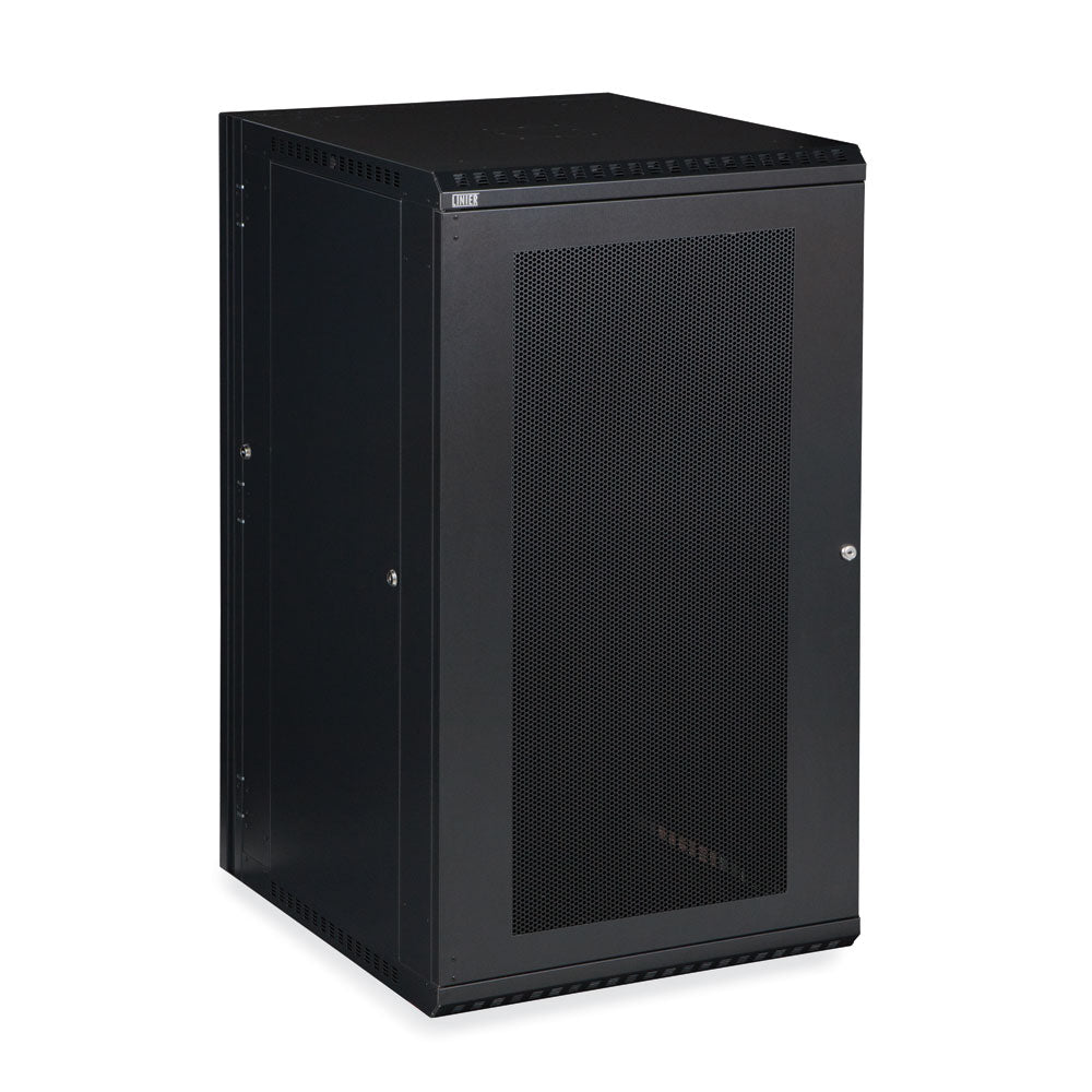 3132-3-001-22 22U LINIER Swing-Out Wall Mount Cabinet - Vented Door