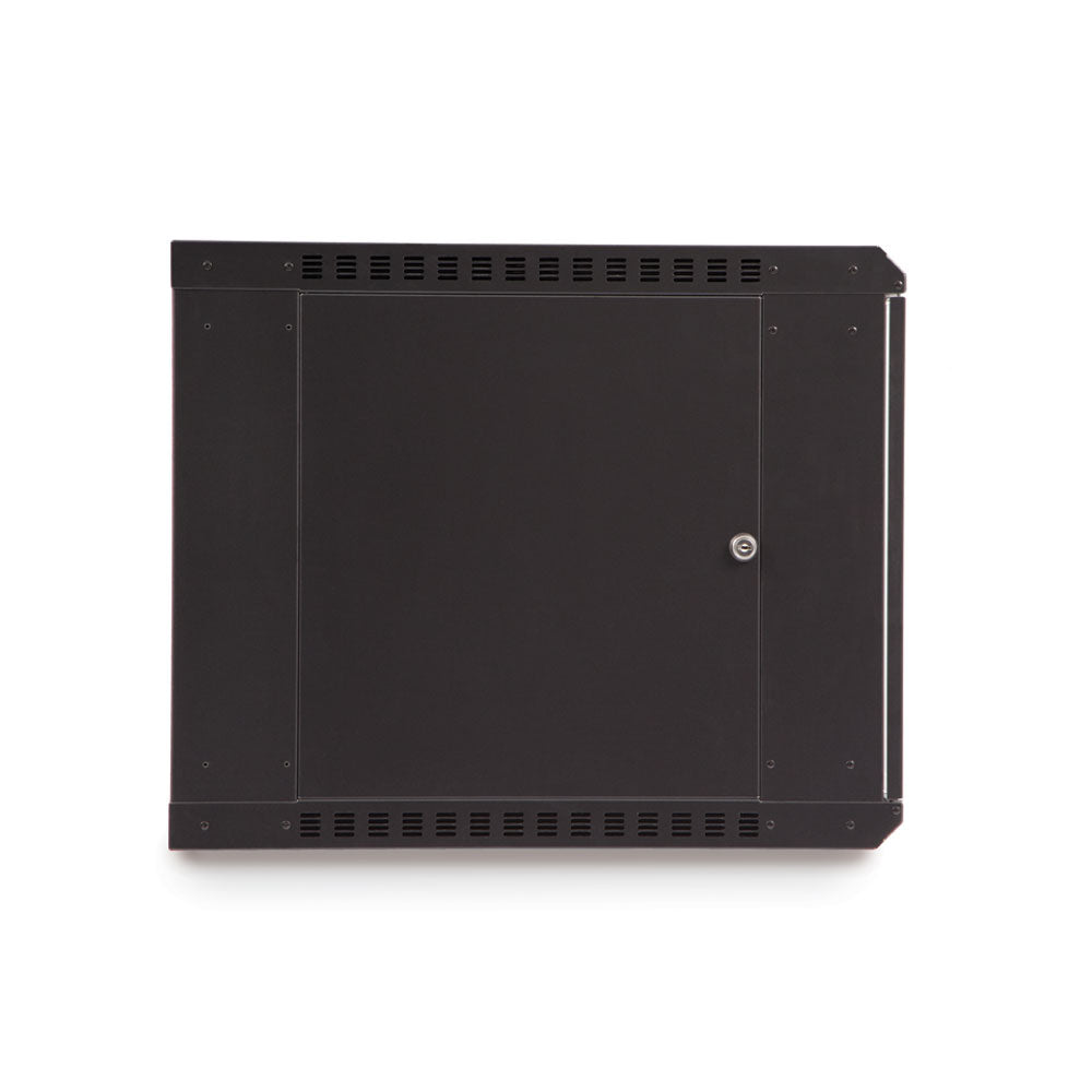 3140-3-001-09 9U LINIER Fixed Wall Mount Cabinet - Glass Door