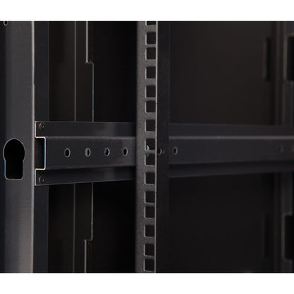 3140-3-001-09 9U LINIER Fixed Wall Mount Cabinet - Glass Door