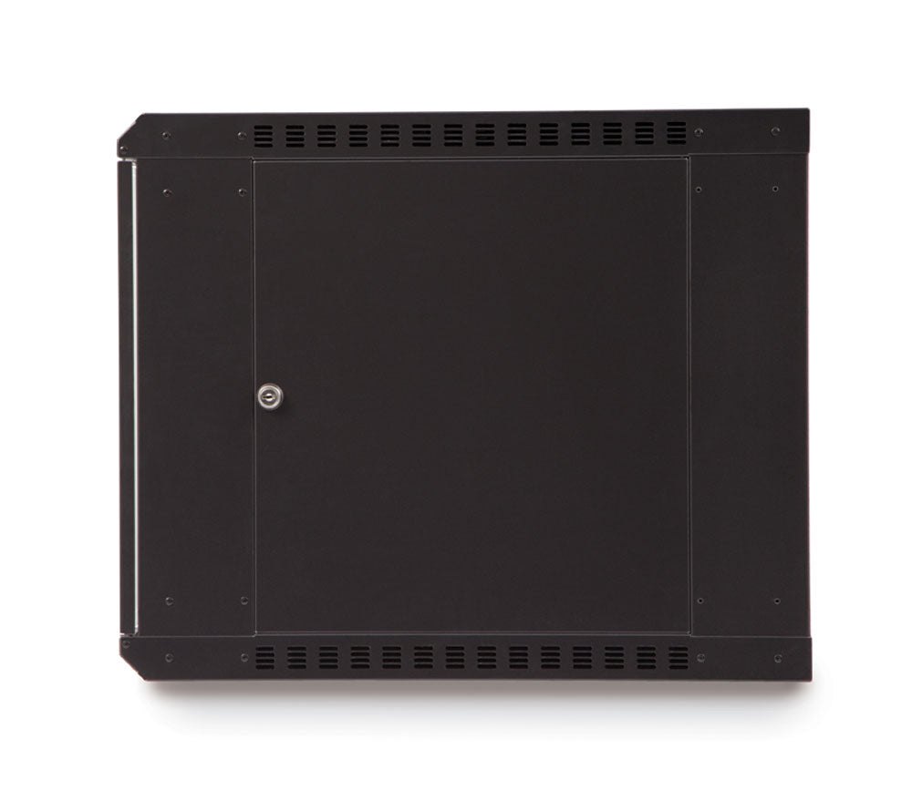 3140-3-001-09 9U LINIER Fixed Wall Mount Cabinet - Glass Door