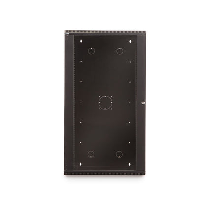 3140-3-001-22 22U LINIER Fixed Wall Mount Cabinet - Glass Door
