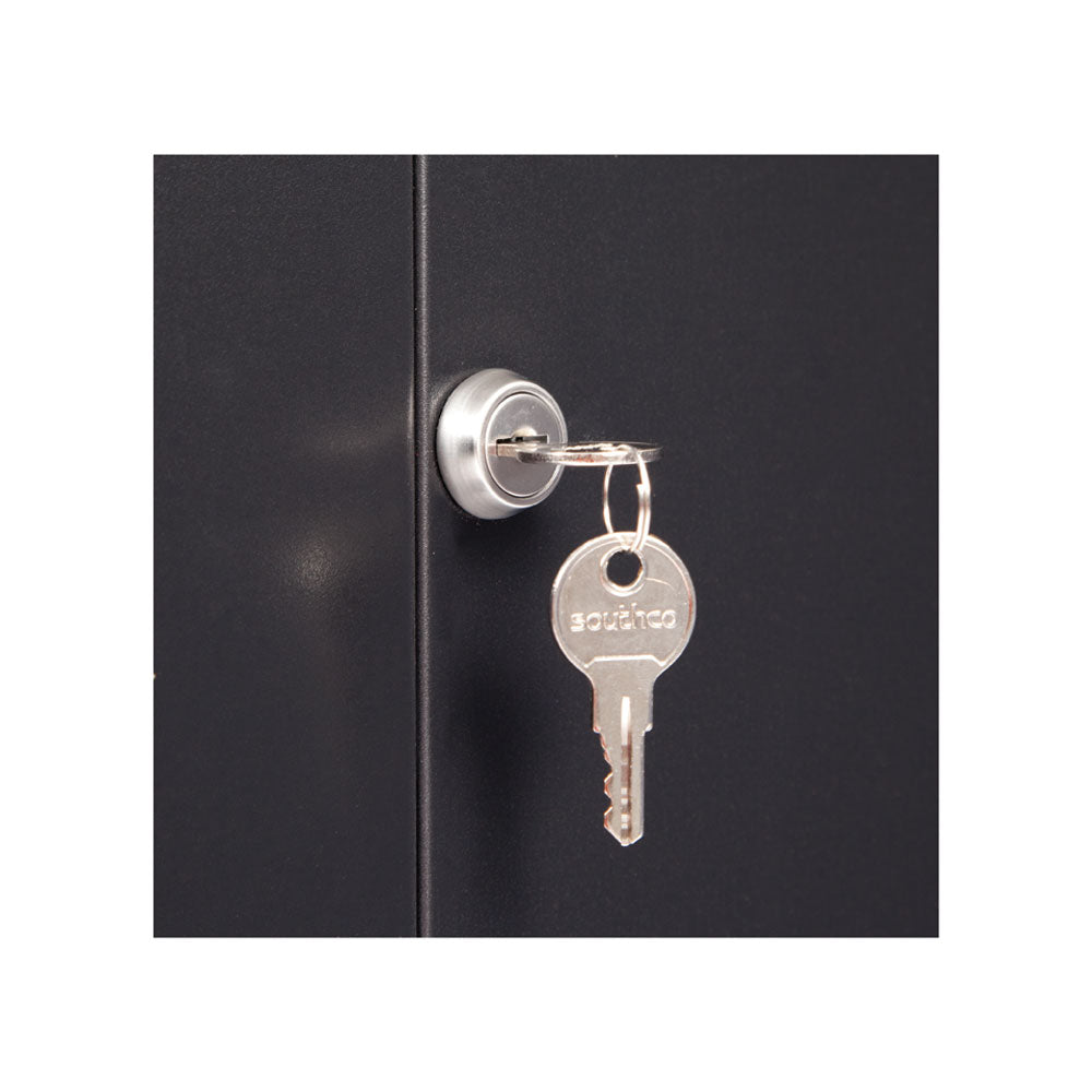3140-3-001-22 22U LINIER Fixed Wall Mount Cabinet - Glass Door