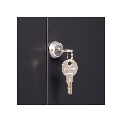 3140-3-001-22 22U LINIER Fixed Wall Mount Cabinet - Glass Door