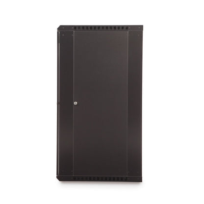 3140-3-001-22 22U LINIER Fixed Wall Mount Cabinet - Glass Door