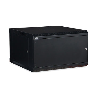 3141-3-001-06 6U LINIER Fixed Wall Mount Cabinet - Solid Door