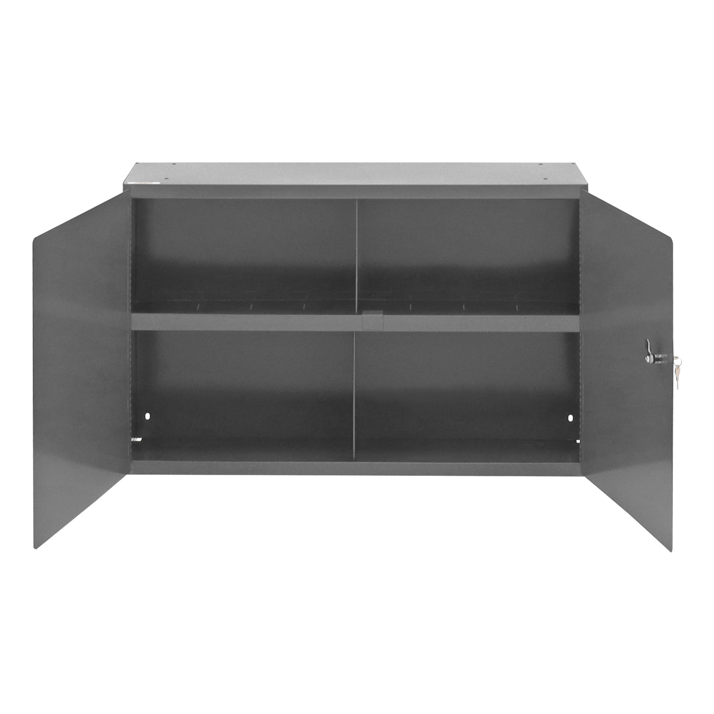 343-95 8-1/2″ Deep Cabinet, 1 Shelf, 4 Sections