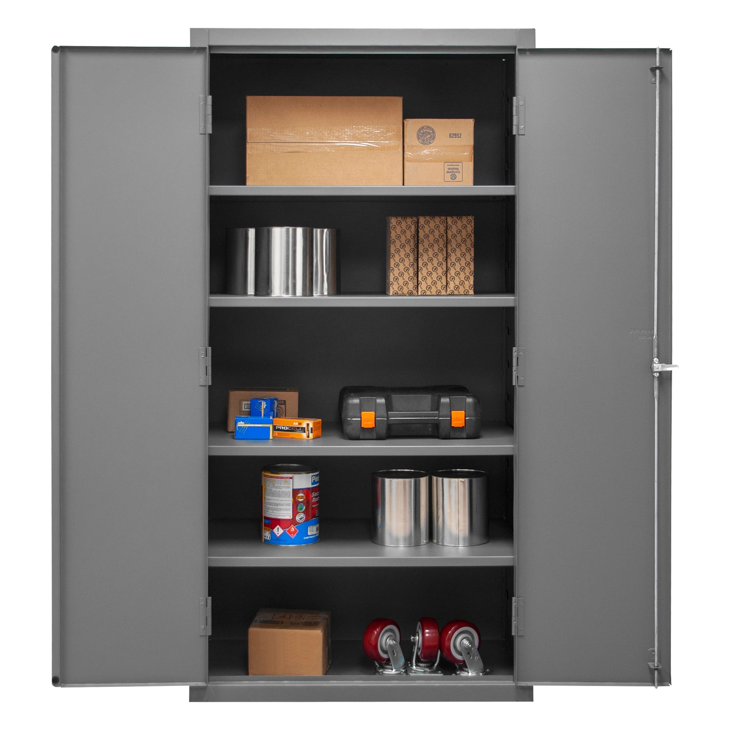 3501-4S-95 Cabinet, 14 Gauge, 4 Shelves, 36 x 24 x 72