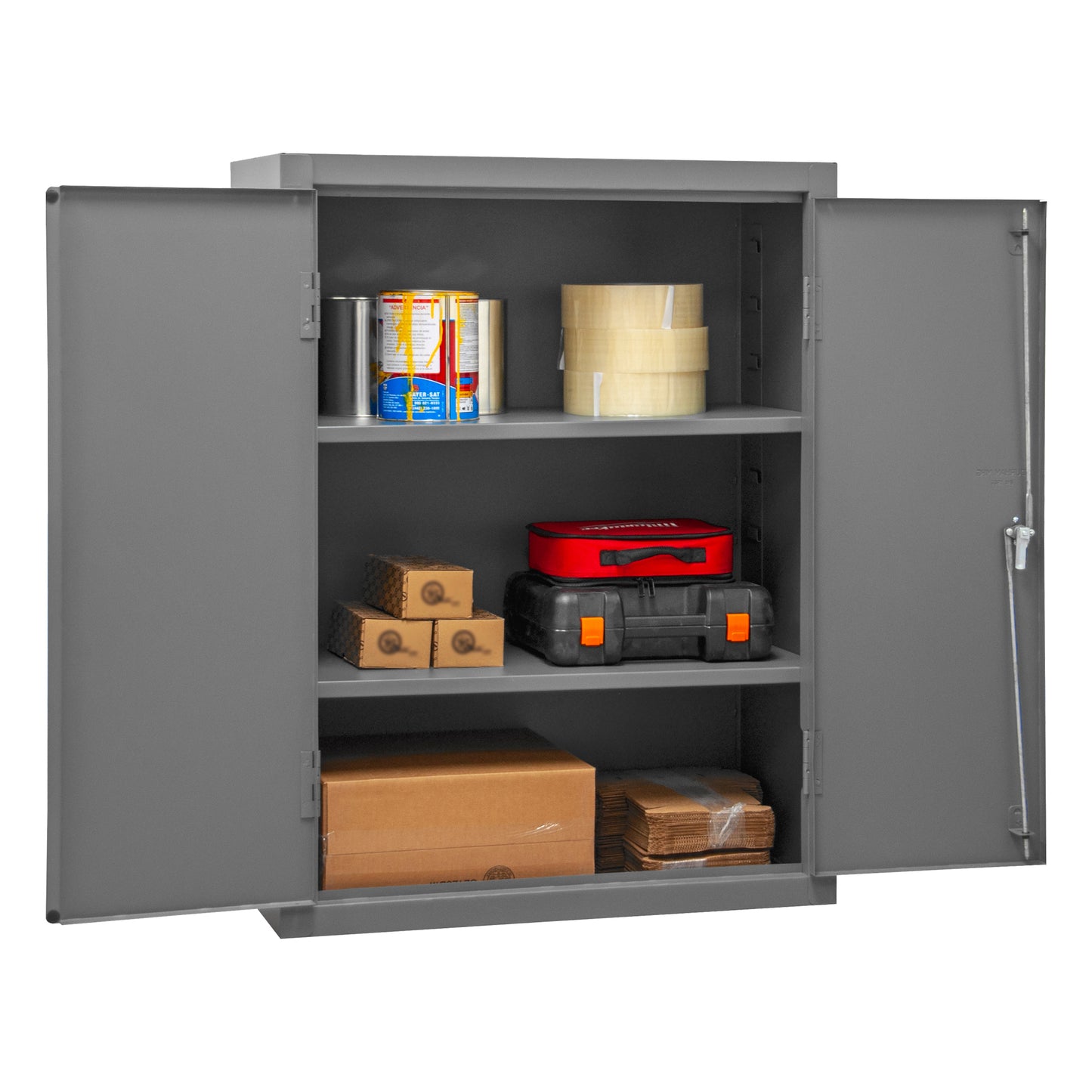 3600-95 Cabinet, 14 Gauge, 2 Shelves, 36 x 18 x 48
