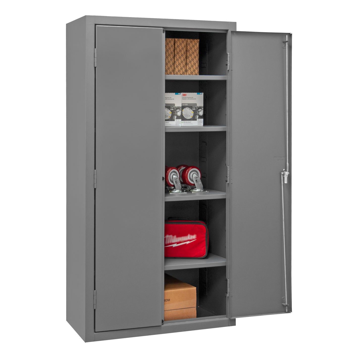 3602-95 Cabinet, 14 Gauge, 4 Shelves, 36 x 18 x 72