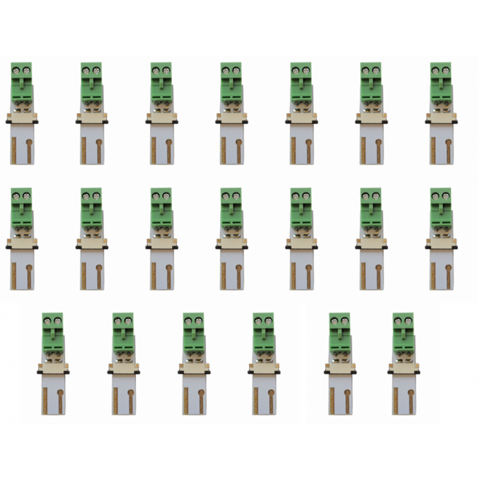 Tiger Paw LED Connector Green Screw Terminal (10mm PC)
