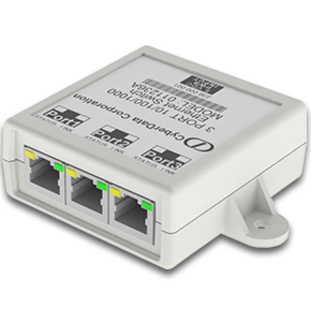11236 - 3-Port Gigabit Ethernet Switch, USB Powered, Low Power Consumption