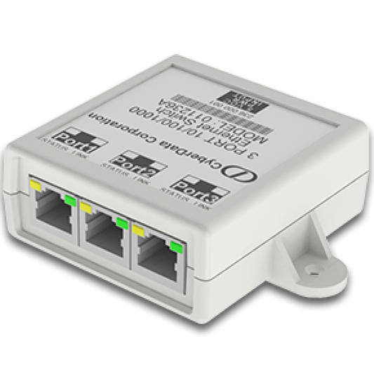 11236 - 3-Port Gigabit Ethernet Switch, USB Powered, Low Power Consumption