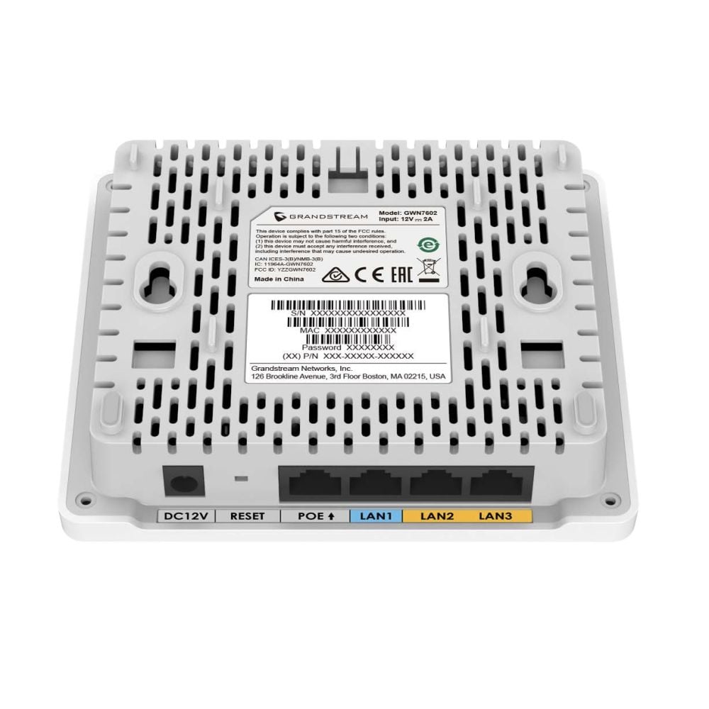 GWN7602 - Compact Wi-Fi Access Point with 100m Coverage and 4 Ports