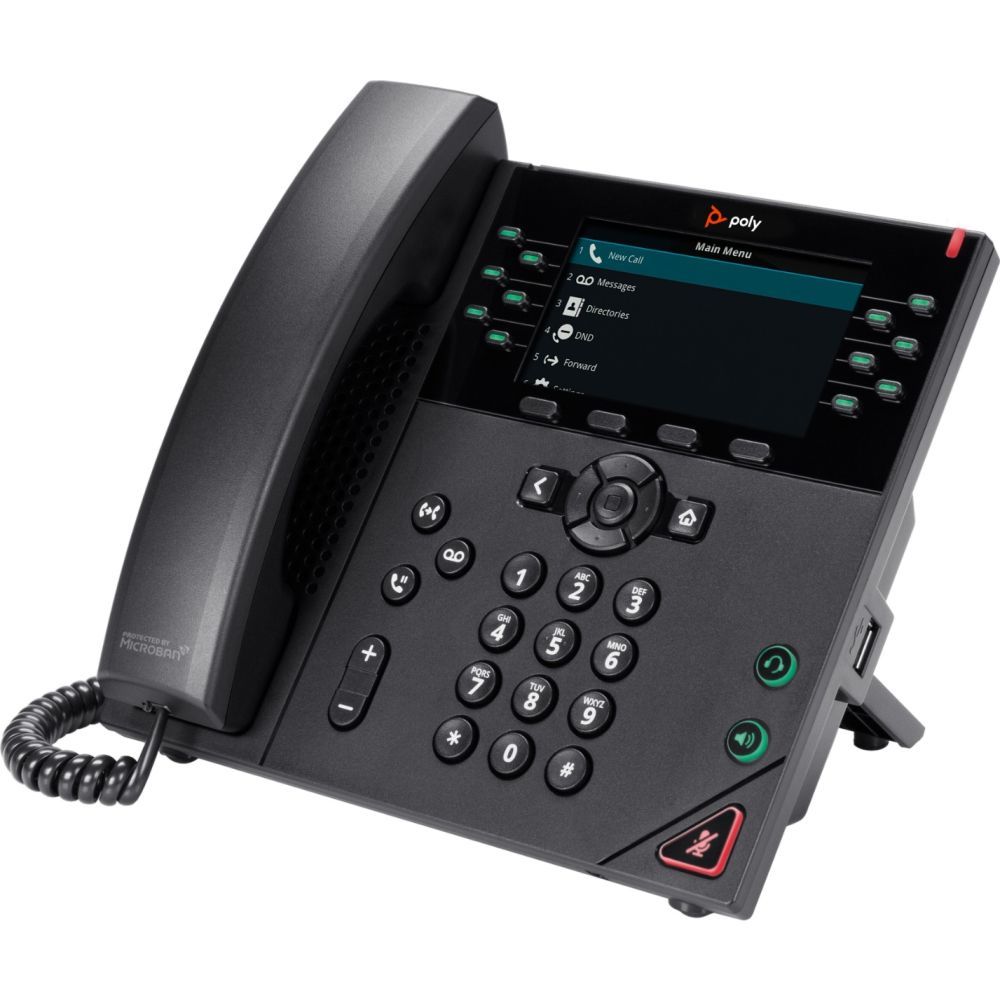 2200-48840-025-VSRF - Polycom VVX 450 IP Phone with 4.3" Display