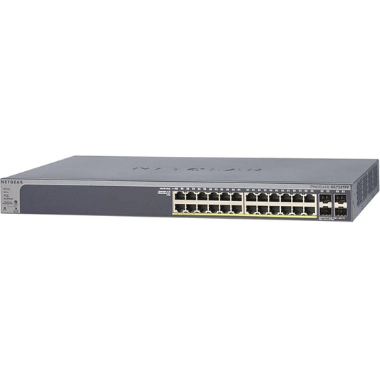 GS728TPP-300NAS - 24-Port PoE+ Smart Gigabit Ethernet Switch for Network Management