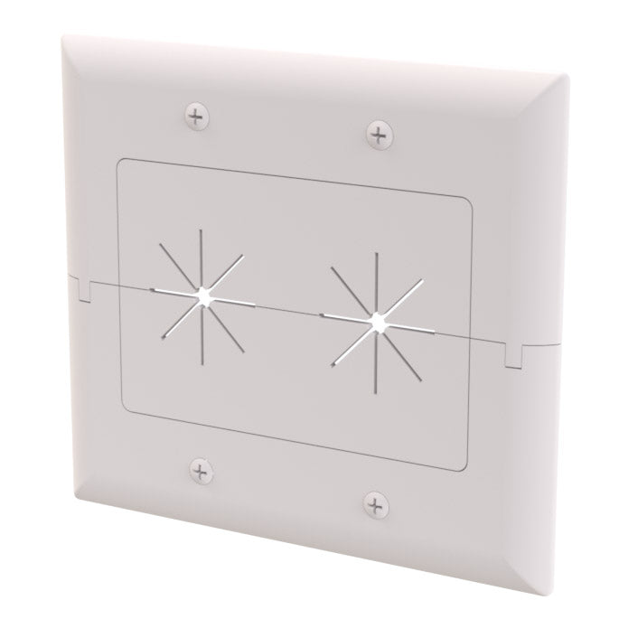 45-0027-XX 2-Gang Flexible Split Plate