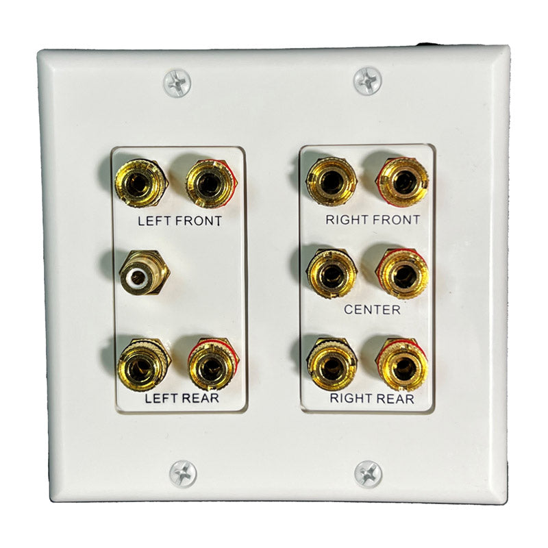 45-00X0 Surround Sound 2-Gang Plate