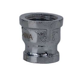 45439LFCP - Lead-Free Bronze Reducing Coupling 1-in FPT x 3/4-in FPT, Chrome-Plated Finish