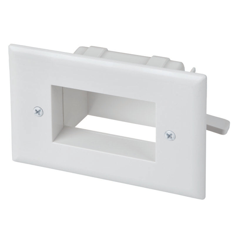 45-0008-XX Easy Mount Recessed Low Voltage Cable Plate