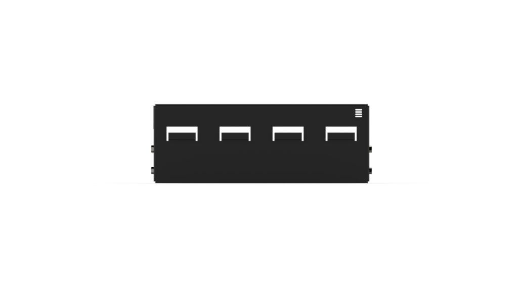 5200-3-411-00 LAN Station 15” x 6” Louvered Panel