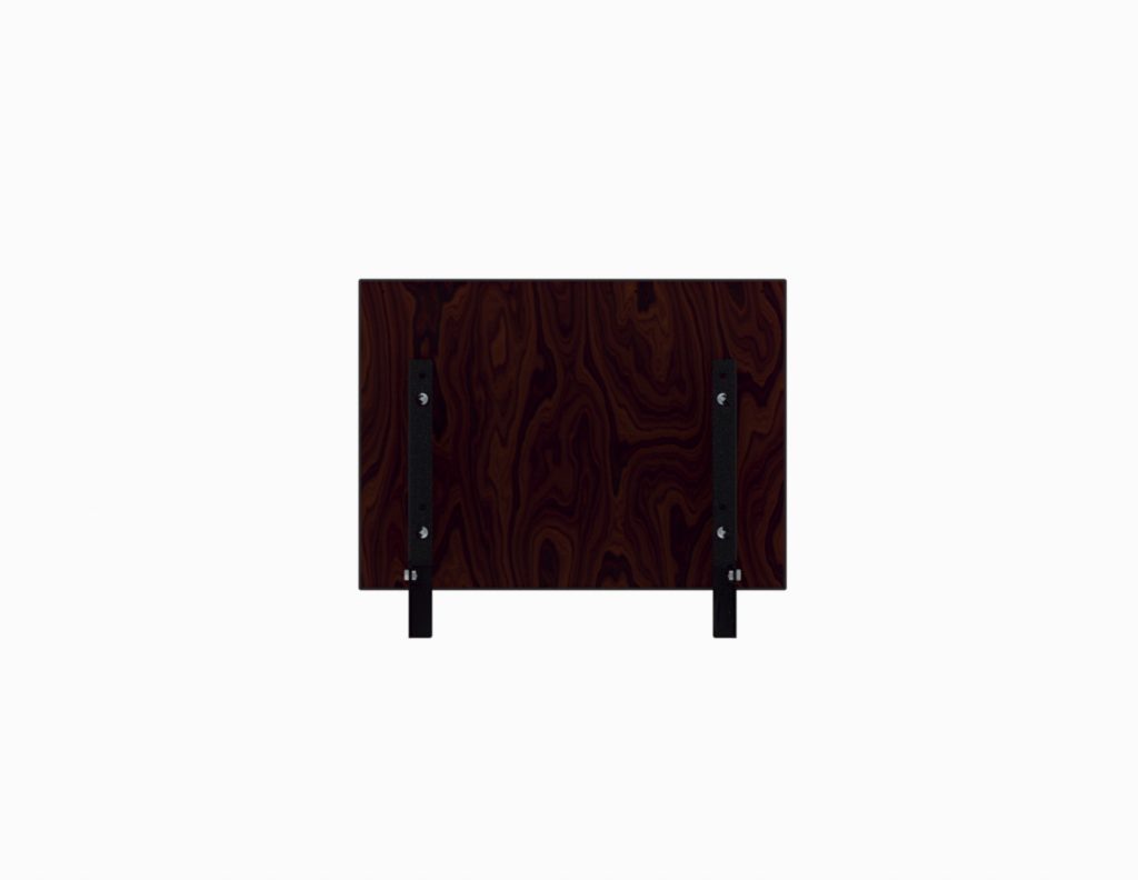 5200-3-424-00 LAN Station 19” x 14” Shelf - African Mahogany
