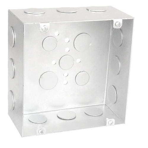 6" SQ BOX 3-1/2" DEEP 3/4" KNOCKOUTS 6350-3/4 (Pack of 17)