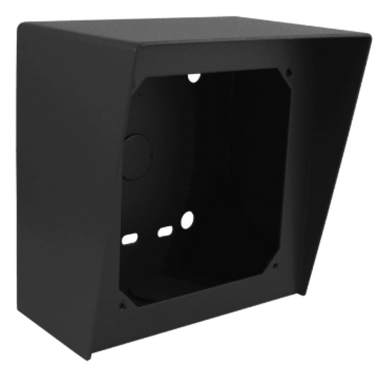 VE-5X5 - Black Steel Surf Mount Box for 5"x5" Faceplate