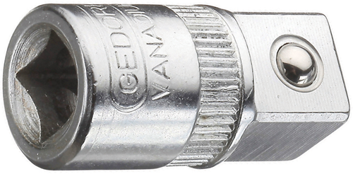 6170080 - Chrome-Plated 1/4" to 3/8" Socket Adapter in Vanadium Steel