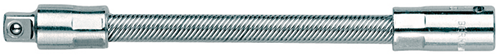6170240 - Polished Vanadium Steel 1/4" Flexible Socket Extension