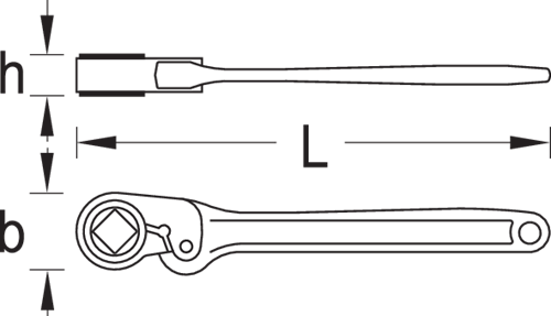 6255740 - 31K Friction Spanner for Steel Construction, 30" Shaft Compatibility