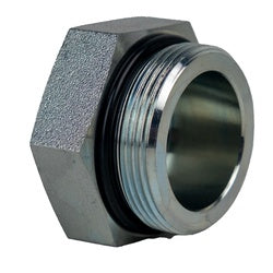 6408O24 - 1-1/2 in Male O-Ring Boss Hex Plug, Steel, 1-7/8 - 12 Thread, 2300 psi