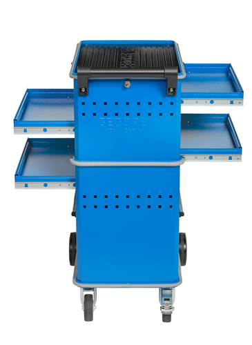 6627550 - Heavy-Duty Tool Trolley with 4 Drawers & ABS Worktop