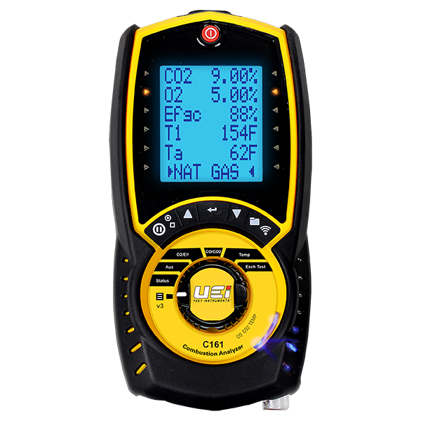 C161 Residential Combustion Analyzer for Gas & Oil Fired Appliances