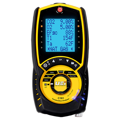 C161 Residential Combustion Analyzer for Gas & Oil Fired Appliances