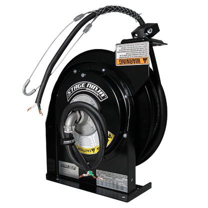 PWR20X-45-CT Stage Ninja 45 Foot Constant Tension Retractable 12/3 (20A) Power Reel