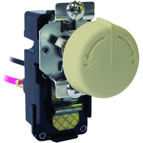 Single Pole Thermostat Kit for Wall Heater Almond