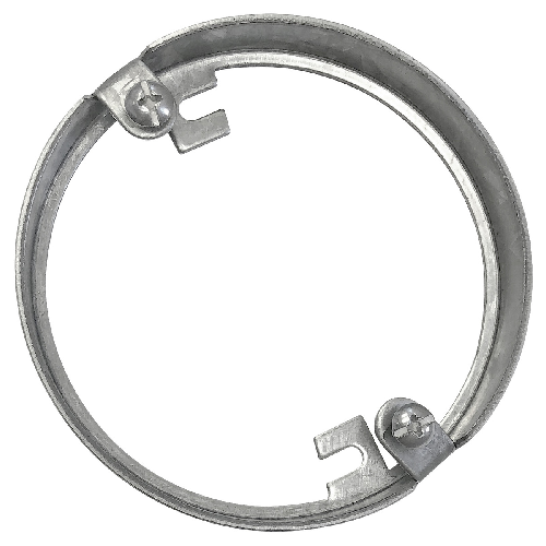 3-1/2" Round Pan Box Extension Ring, 1/2" Deep - Drawn, Fixture Earss 2-3/4" O.C. 47111 (Pack of 30)