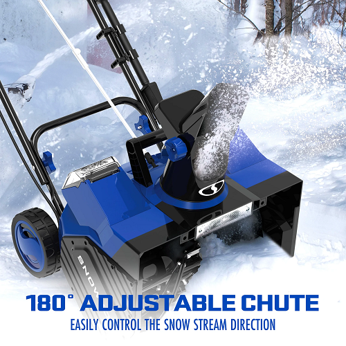 18 Inch 48-Volt Cordless Electric Snow Blower Kit with 2 x 4.0 Ah Batteries & Charger