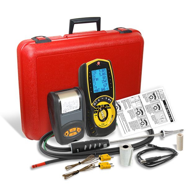 C161KIT Residential Combustion Analyzer Kit w/ Printer/Case