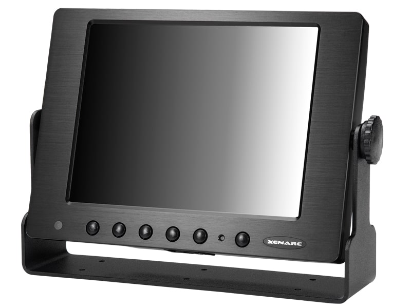 8" Sunlight Readable GFG Touchscreen LCD Display Monitor with HDMI, DVI, VGA & AV Video Inputs