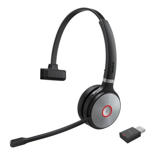 WH62-MONO-PORTABLE-UC - Yealink Mono Wireless Headset with Acoustic Shield Technology
