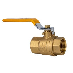 940222 - 3/8 in FPT Forged Brass Ball Valve with 304 Stainless Steel Ball, 600 psi WOG